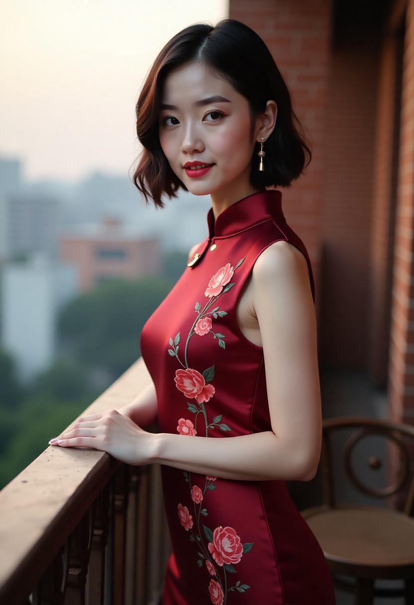 山间徒步路线景色